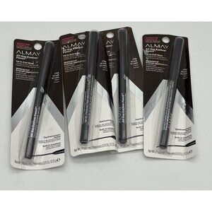 Almay All day Eyeliner Pencil #206 Black Brown Waterproof Net Wt 0.01 oz Lot 4